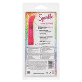 Sparkle Mini G-Vibe Pink Mini G Massager With 3 Speeds Waterproof 4.5 Inch Vibrators - G Spot